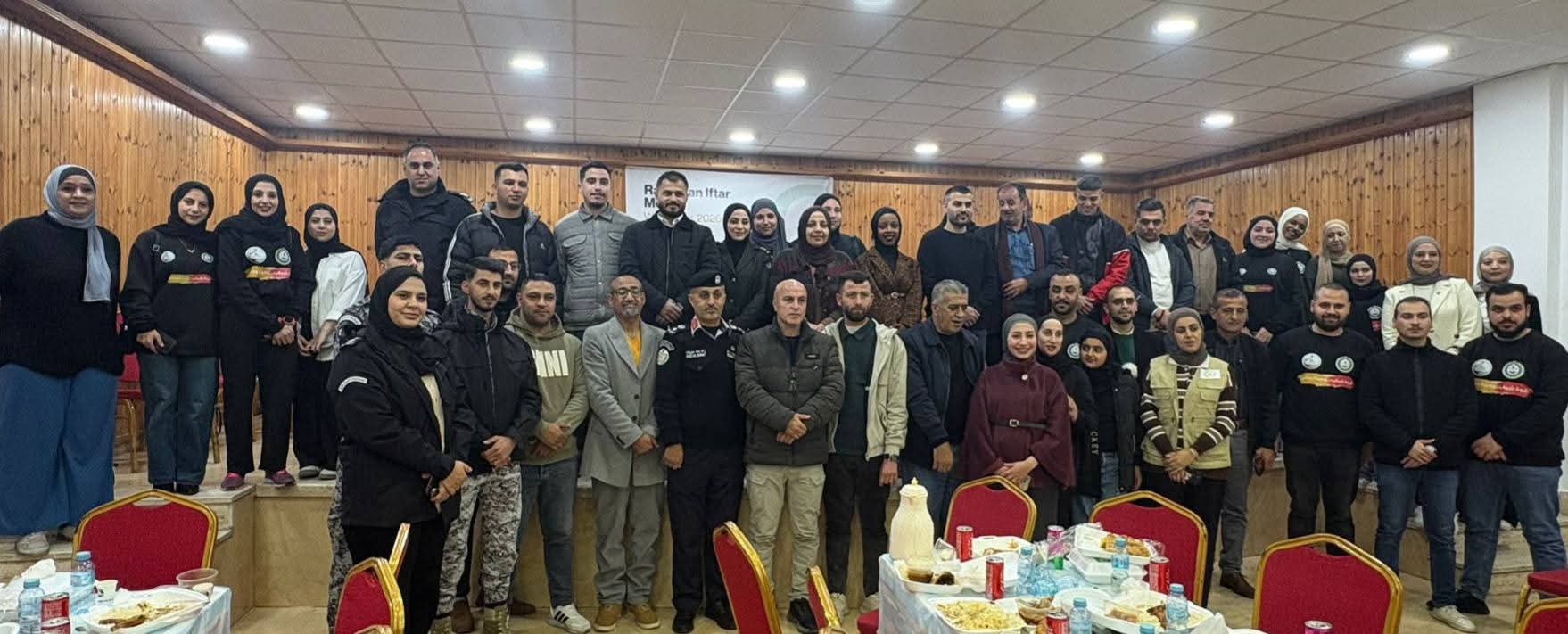 لجنة العلاقات العامة بالمؤسسة الأمنية تشارك بحضور الإفطار الجماعي تحت عنوان ” مائدة الخير”