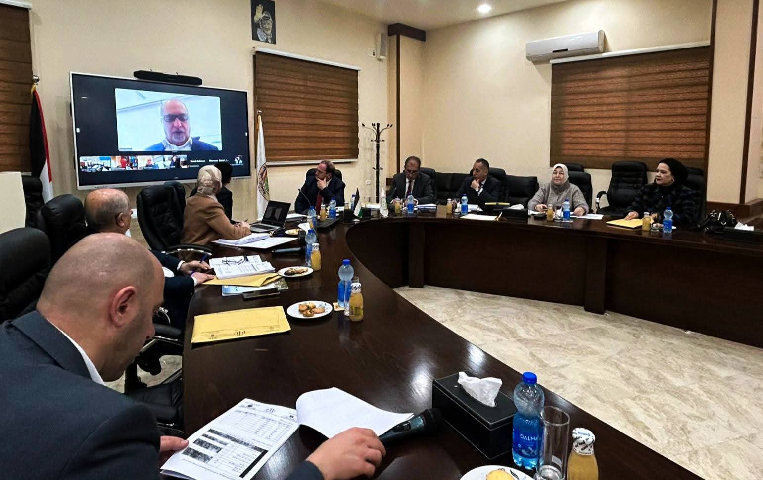 محافظ طولكرم اللواء د. كميل  يشارك في افتتاحية  اجتماع مجلس أمناء جامعة فلسطين التقنية “خضوري”