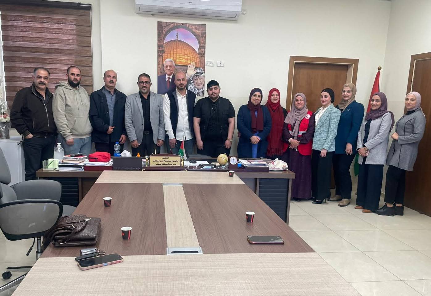 بتوجيهات من محافظ طولكرم اللواء د. عبد الله كميل، زارت لجنة العلاقات العامة في المؤسسات الرسمية