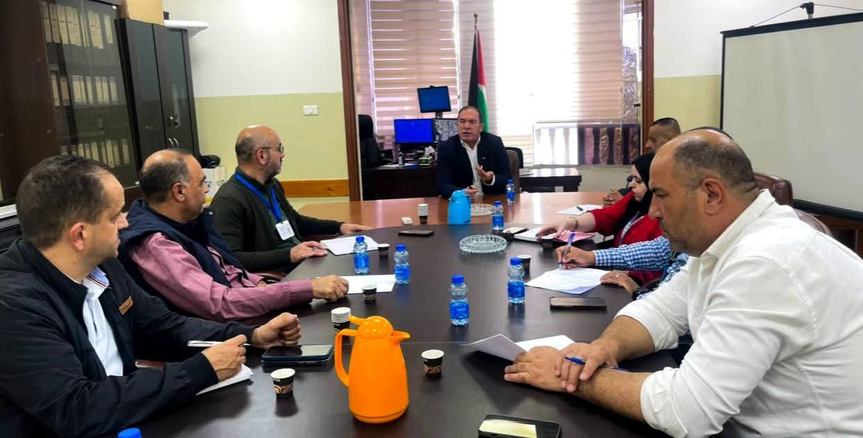 اللواء د.  كميل يجتمع  مع ممثلي   ” منظمة العمل ضد الجوع” و مركز معاً