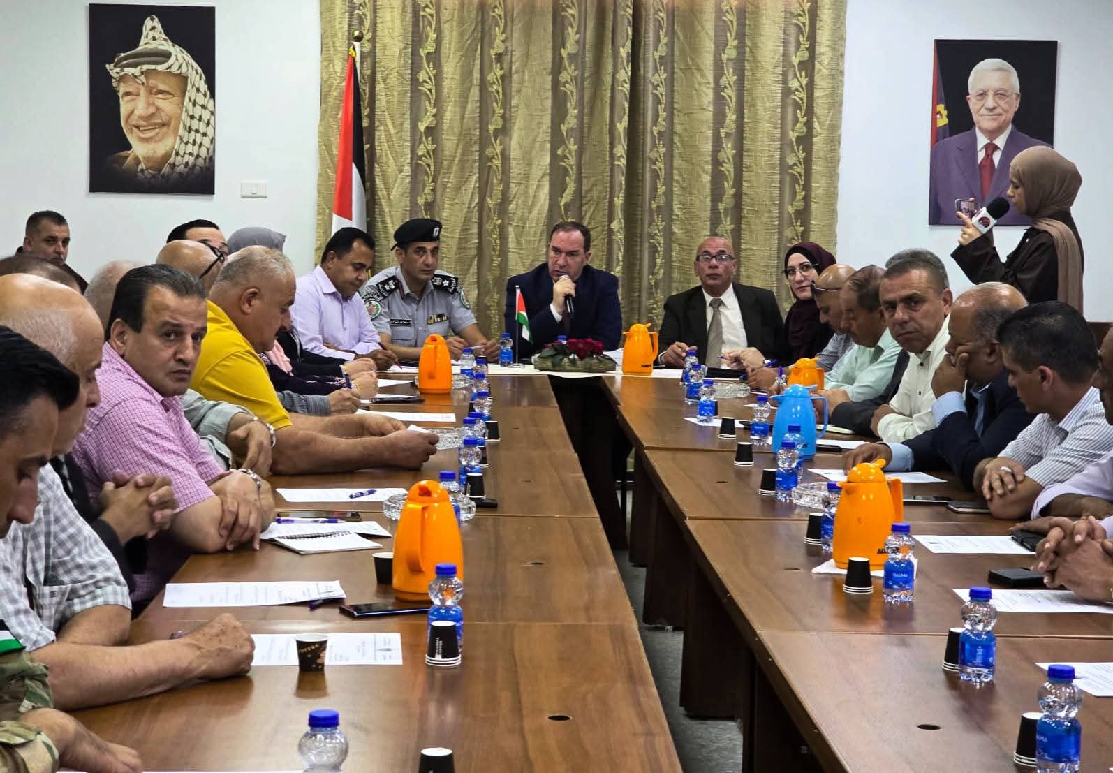 ⭕ محافظ طولكرم اللواء د. كميل يترأس اجتماع مجلس الطوارئ في إطار الجاهزية والاستعدادات لمواجهة المخاطر خلال فصل الصيف