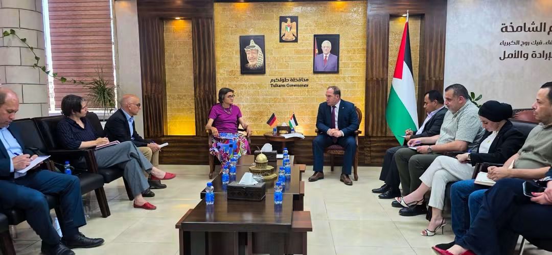 اللواء د. كميل يطلع رئيسة بعثة الممثلية الألمانية على أوضاع محافظة طولكرم في ظل استمرار عدوان الاحتلال